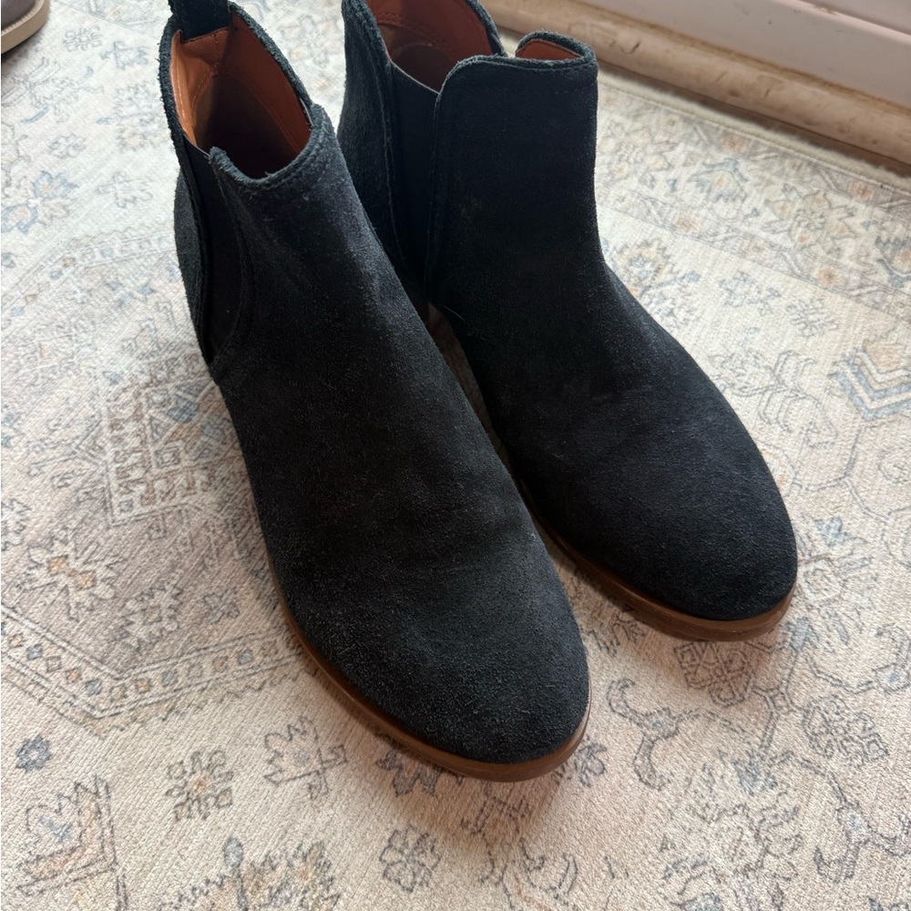 Lucky Brand Black Ankle Boots